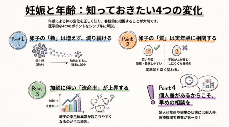 妊娠と年齢:とっつの変化