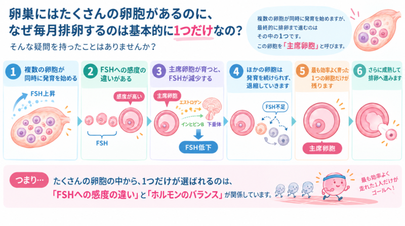 主席卵胞が決まる仕組み